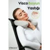 Visco Boyun Yastığı Seyahat Yastığı Ortopedik Seyahat Boyun Yastigi - GRİ