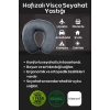 Visco Boyun Yastığı Seyahat Yastığı Ortopedik Seyahat Boyun Yastigi - GRİ