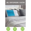 Visco Jelli Ortopedik Yastık Klimalı Yastık Bogun Agrısı Yastıgı Yazlık Yastık - MAVİ
