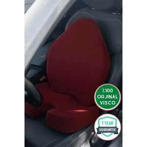 Araç Bel Minderi Oturma Minderi - BORDO