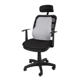 Ortopedik Bel Yastığı Sırt Minderi Araç Bel Minderi Araç Sırt Yastıgı - GRİ