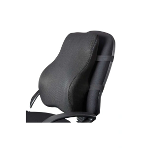 Ortopedik Bel Yastığı Sırt Minderi Visco Araç Bel Destek Minderi Araç Sırt Yastıgı - SİYAH