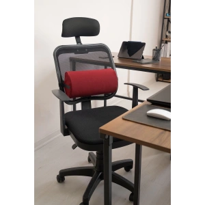 Ortopedik Sandalye Yastığı Ortopedik Bel Minderi Bel Destek Minderi Visco Yastık - BORDO