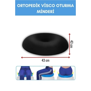 Oturma Simidi Oturma Minderi Yuvarlak Sandalye Araç Ofis Sandalye Minderi Visco