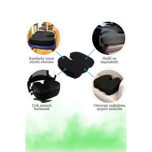 Sandalye Minderi Kuyruk Sokumu Ortopedik Sandalye Oturma Minderi