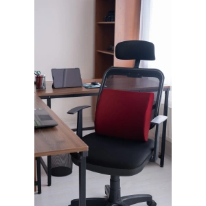 Visco Bel Minderi Visco Sırt Minderi Dik Duruş Minderi Visco Yastık Ortopedik Bel Minderi Bordo