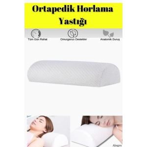 Visco Horlama Boyun Yastığı Ortopedik Horlama Yastık - BEYAZ