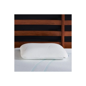 Visco Klasik Boyun Destekli Yastık Ortopedik Mega Boyun Destekli Yastık 60x40x16 Cm - BEYAZ