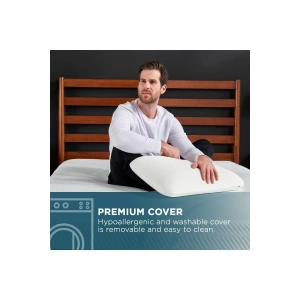 Visco Klasik Tombul Yastık Yüksek Kalite Visco Yastık 60x40x16 - BEYAZ