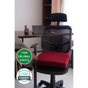 Visco Ortopedik Kare Minder Araç Oturma Minderi Omurga Saglığı Icin Visco Oturma Minderi - GRİ