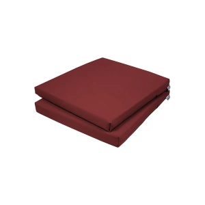 Visco Ortopedik Oturma Minderi Kare Minder Bordo 45x45x6 Cm