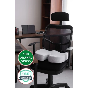 Visco Oturma Yastığı Orjinal Visco Oturma Minderi Cocix Minder - GRİ
