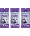 TAVUK ETLİ KEÇİ SÜTLÜ KREM KEDİ ÖDÜL MAMASI 15 GR 4lü paket x 3 adet