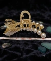 Gold inci metal model balık toka