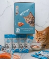 Krem Kedi Ödül Maması Somon Aromalı 12*4lü Paket Toplam 48 Ad.