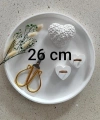 Söz Nişan Tepsisi 26 cm SET Yüzük Tutucu ve Kalp Hediyeli