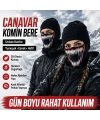 Unisex Canavar Diş Baskılı Balaklava 1 Adet Tek Beden Viskoz Kask İçi Motosiklet Maskesi
