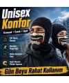 Unisex Bıyık Puro Baskılı Balaklava 1 Adet Tek Beden Viskoz Kask İçi Motosiklet Maskesi