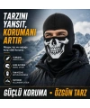 Unisex Kuru Kafa Baskılı Balaklava 1 Adet Tek Beden Viskoz Kask İçi Motosiklet Maskesi