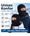 Unisex Siyah Balaklava Tek Beden | Viskoz Kask İçi Motosiklet Outdoor Maske