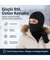 Unisex Siyah Balaklava Tek Beden | Viskoz Kask İçi Motosiklet Outdoor Maske