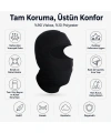 Unisex Siyah Balaklava Tek Beden | Viskoz Kask İçi Motosiklet Outdoor Maske