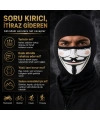 Unisex Baskılı Balaklava 1 Adet Tek Beden Viskoz Kask İçi Motosiklet Maskesi