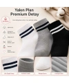Unisex Çizgili Bilek Çorap 12li | %80 Pamuklu Dikişsiz Burun, Siyah Beyaz Gri Günlük Spor