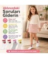 Kız Çocuk Pamuklu 8li Meyve Desenli Çorap Kiraz Karpuz Çilek Avokado Günlük Bilek Çorabı