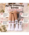 Mıknatıslı Gelin Damat Çorabı 2 Çift El Ele Tutuşan Düğün Çeyiz Bohça Eğlenceli Set