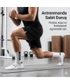 Kaydırmaz Spor Çorabı Beyaz | Nefes Alan, Bilek Destekli, Güçlü Tutuşlu Çorabı