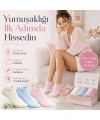 Kadın Bambu Dikişsiz Patik Çorap 3lü | Nefes Alan Nem Emici Yumuşak, Krem Mavi Pembe