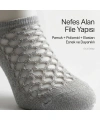Kadın Fileli Babet Çorap 5’li Set – Nefes Alan, Görünmez, Esnek ve İnce Yazlık Çorap