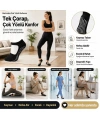 Kadın Siyah Kaymaz Yoga Pilates Çorabı 6lı | Silikon Taban, Bilek Bantlı, Ev Spor Umre