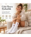 UNİSEX Çorap Beyaz Hayvan Nakışlı 6lı Set Yengeç Yılan Kedi Desenli Uzun Soket Günlük Spor Çorabı