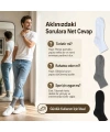 Erkek Spor Çorap 12 Çift, Taban Altı Havlu Destekli Penye Pamuklu Uzun Konç Çorap