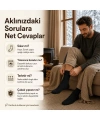 Erkek Siyah Kışlık Termal Havlu Çorap 12li | Dikişsiz Esnek, Sıcak Tutan, Güçlü Topuk Burun