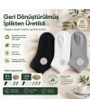 Unisex Dikişsiz Patik Çorap 6lı | %85 Pamuklu Geri Dönüşüm İplikli, Nefes Alan Spor