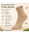 Erkek Bambu Patik Çorap 8li 39-44 | Dikişsiz Burun Nefes Alan Yumuşak Çok Renkli
