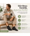 Erkek Bambu Patik Çorap 8li 39-44 | Dikişsiz Burun Nefes Alan Yumuşak Çok Renkli