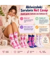 Unisex Batik Desenli Çorap 6lı Set Pamuklu Renkli Uzun Soket Dikişsiz Nefes Alan Günlük Spor Çorabı