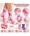 Unisex Batik Desenli Çorap 6lı Set Pamuklu Renkli Uzun Soket Dikişsiz Nefes Alan Günlük Spor Çorabı