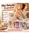Unisex Batik Desenli Çorap 5li Set Renkli Pamuklu Uzun Soket Dikişsiz Nefes Alan Günlük Spor Çorabı