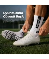 Kaydırmaz Spor 3lü Çorabı Beyaz | Nefes Alan, Bilek Destekli, Güçlü Tutuşlu Çorabı
