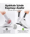Kaydırmaz Spor 3lü Çorabı Beyaz | Nefes Alan, Bilek Destekli, Güçlü Tutuşlu Çorabı