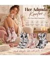 Unisex Batik Desenli Çorap 3lü Set Pamuklu Uzun Soket Günlük Spor Nefes Alan Dikişsiz