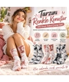 Unisex Batik Desenli Çorap 6lı Set Pamuklu Uzun Soket Günlük Spor Nefes Alan Dikişsiz