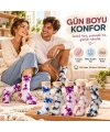 Unisex Batik Desenli Çorap 10lu Set Pamuklu Renkli Uzun Soket Dikişsiz Nefes Alan Günlük Spor Çorab