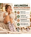 Unisex Batik Desenli Çorap 3lü Set Pamuklu Uzun Soket Dikişsiz Nefes Alan Günlük Spor Konfor Çorabı