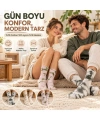 Unisex Batik Desenli Çorap 3lü Set Pamuklu Uzun Soket Dikişsiz Nefes Alan Günlük Spor Konfor Çorabı